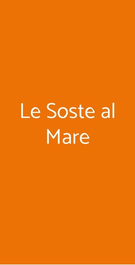 Le Soste Al Mare, Como