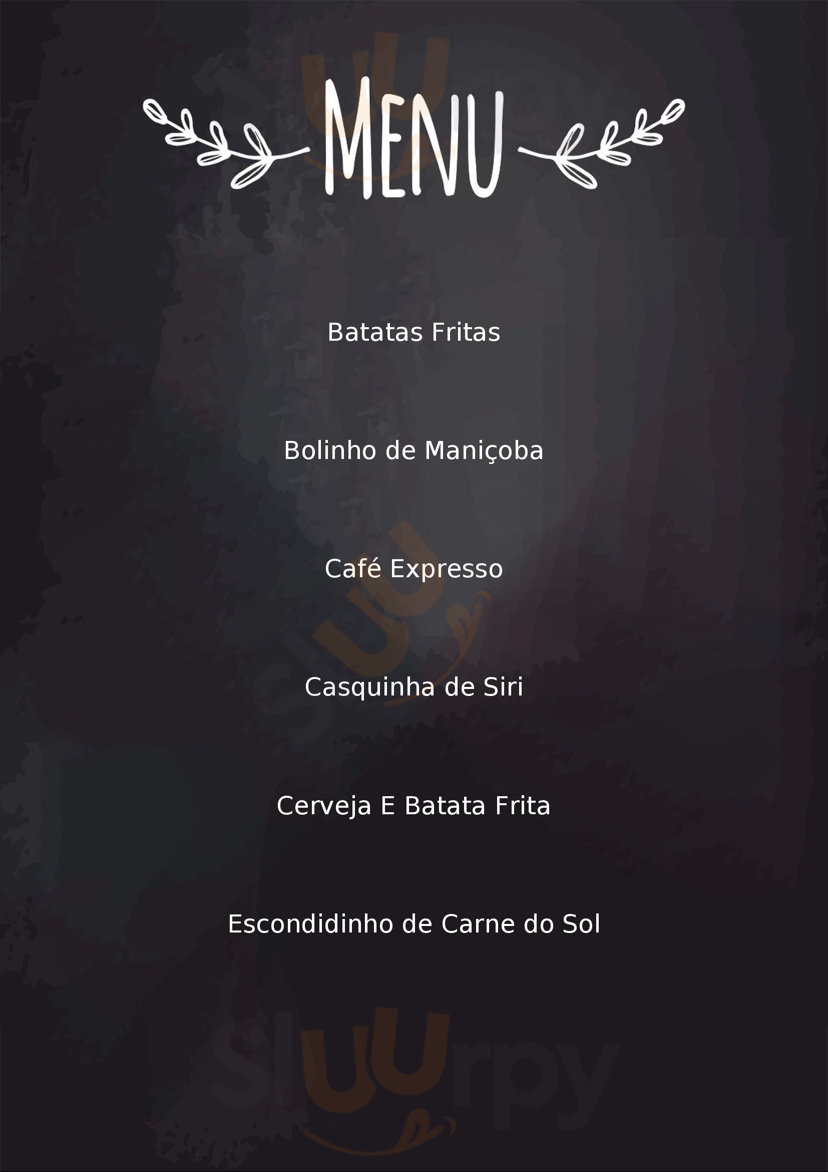 Pai Thomaz Cachoeira Menu - 1