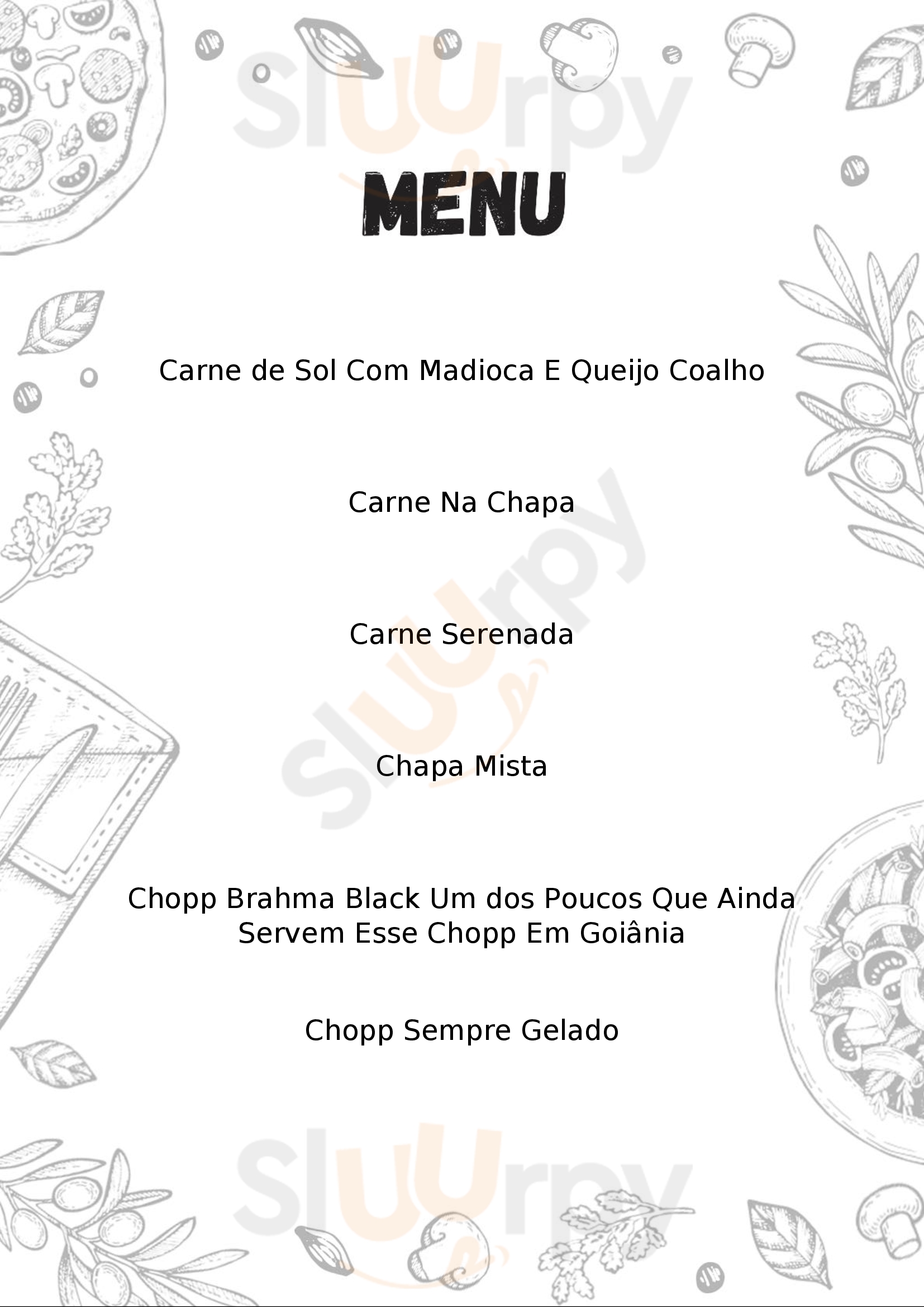 Cervejaria Mangueiras Goianira Menu - 1