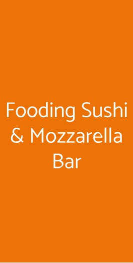 Fooding Sushi Lounge, Peschiera Borromeo