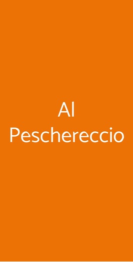 Al Peschereccio - Ristorante E Pizzeria, Bollate