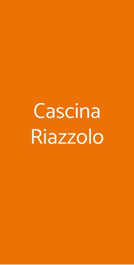 Cascina Riazzolo Agriturismo, Albairate