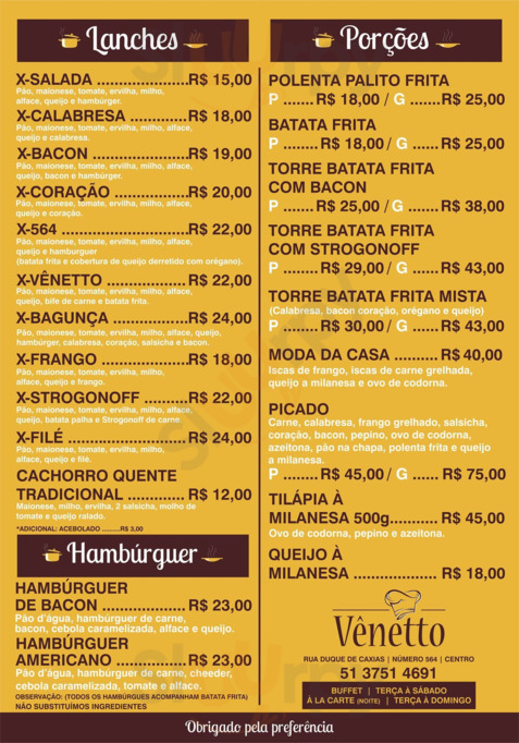Restaurante Vênetto
