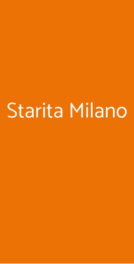 Pizzeria Starita Milano, Milano