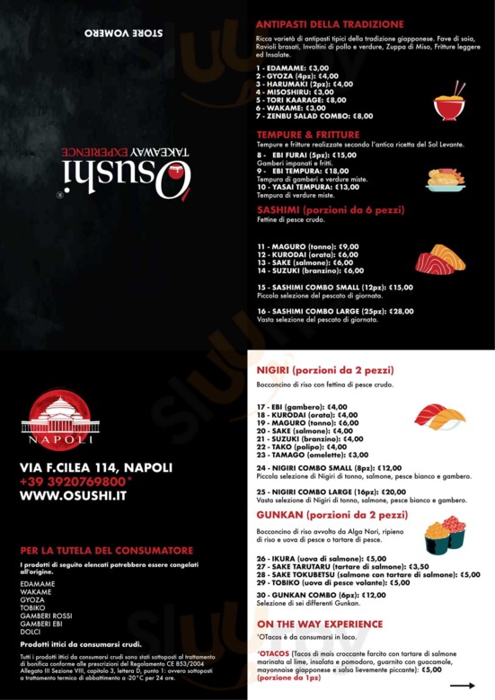 'osushi Japanese Experience, Napoli