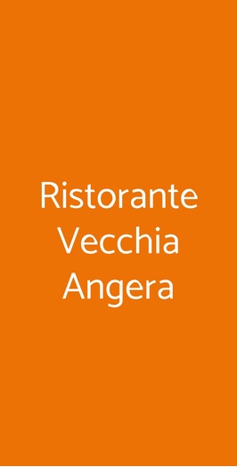 Ristorante Vecchia Angera, Angera