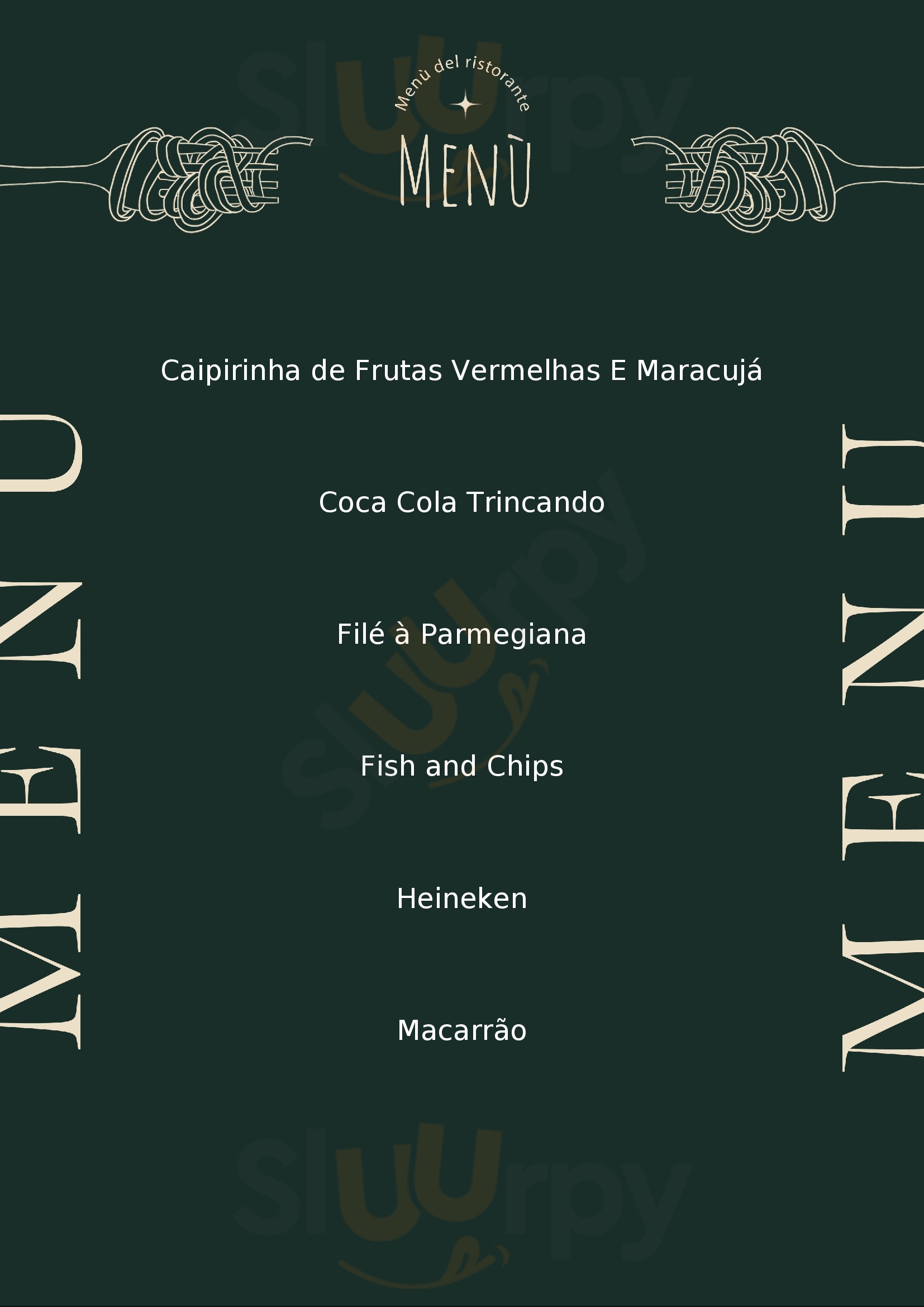 Estação Annápolis Analândia Menu - 1