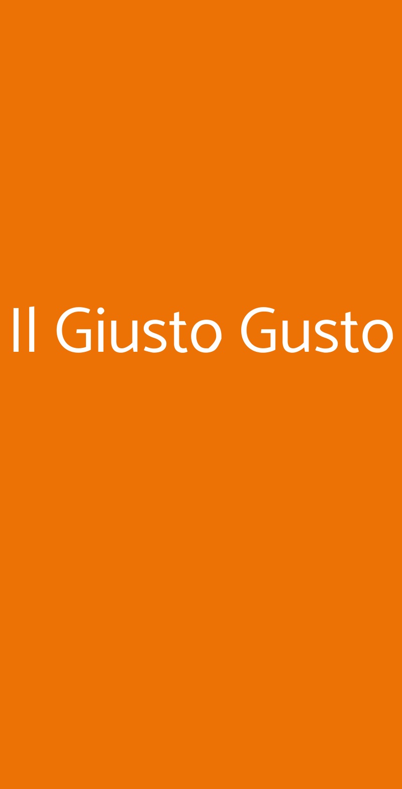 Il Giusto Gusto Milano Menù - 1