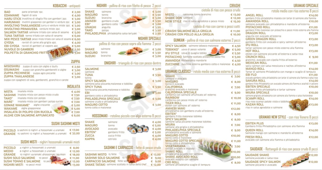 Menu take away