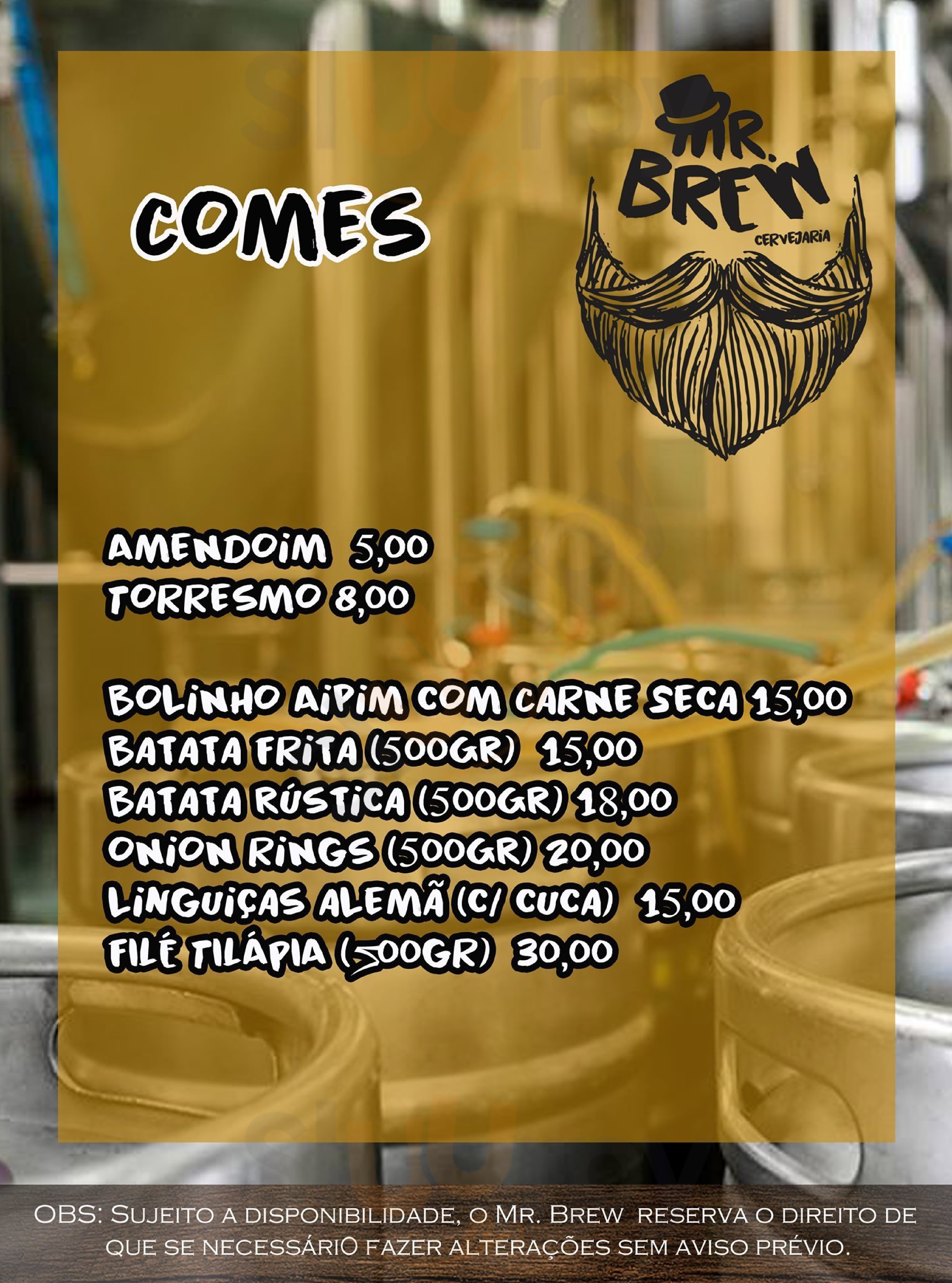 Mr. Brew Cervejaria São Carlos Menu - 1