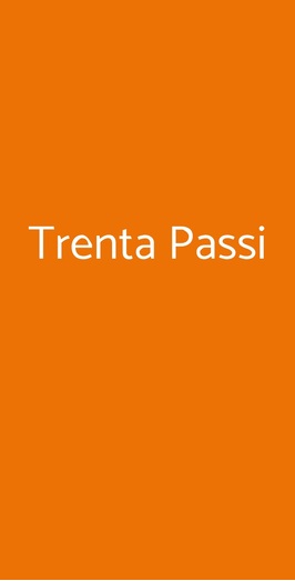 Trenta Passi, Riva di Solto