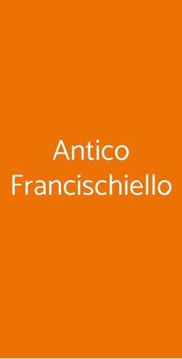 Antico Francischiello, Massa Lubrense