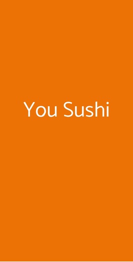 You Sushi, Milano