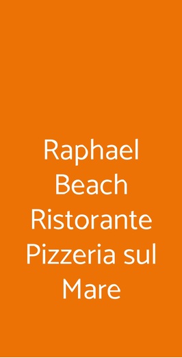 Raphael Beach
