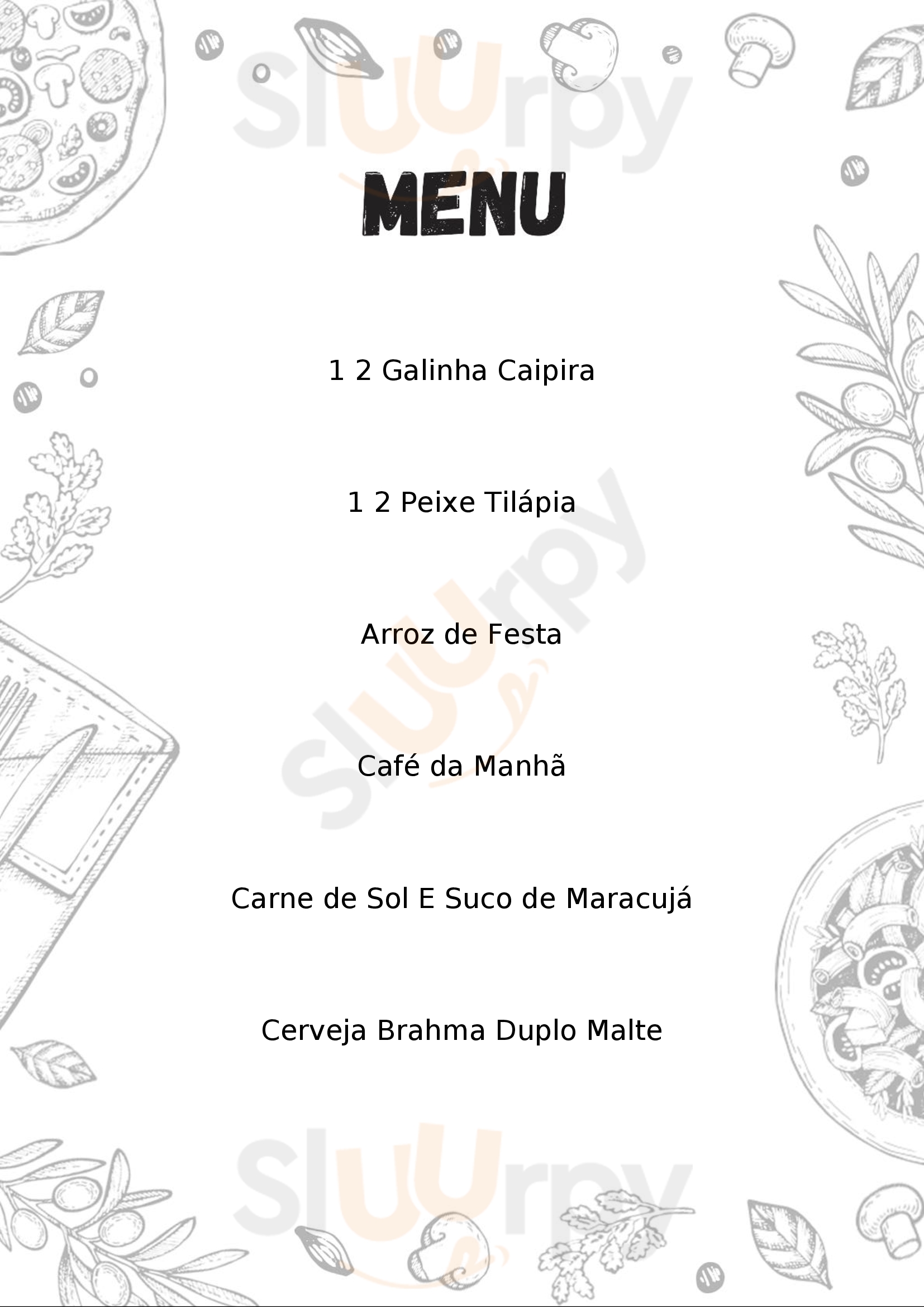Restaurante Galinha Da Serra Serra de São Bento Menu - 1