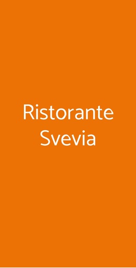 Ristorante Svevia, Termoli