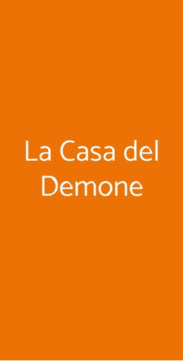 La Casa Del Demone, Torino