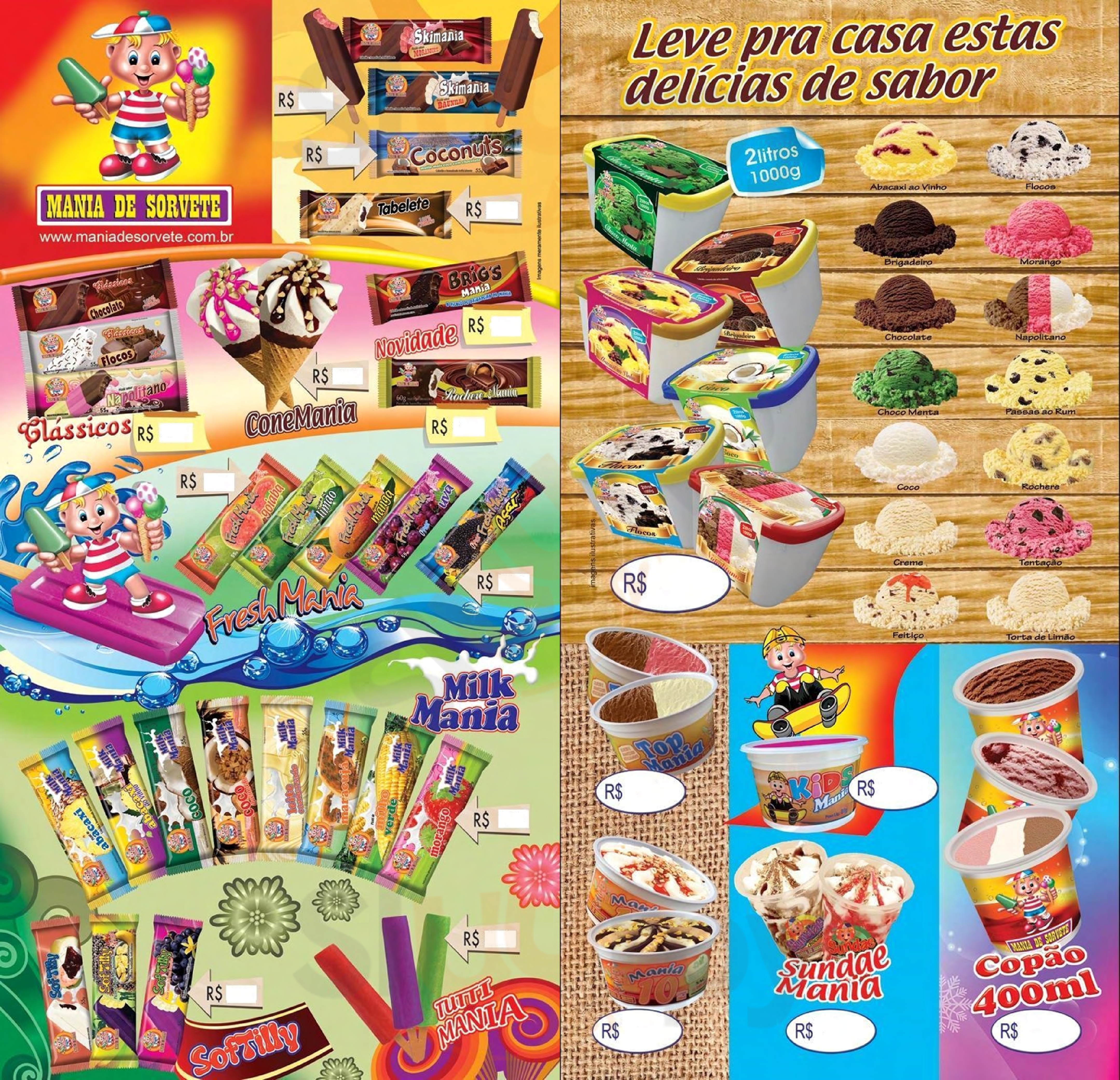 Sorveteria Mania São Paulo Menu - 1