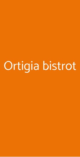 Ortigia Bistrot, Torino