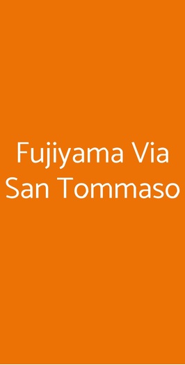 Fujiyama Centro, Torino
