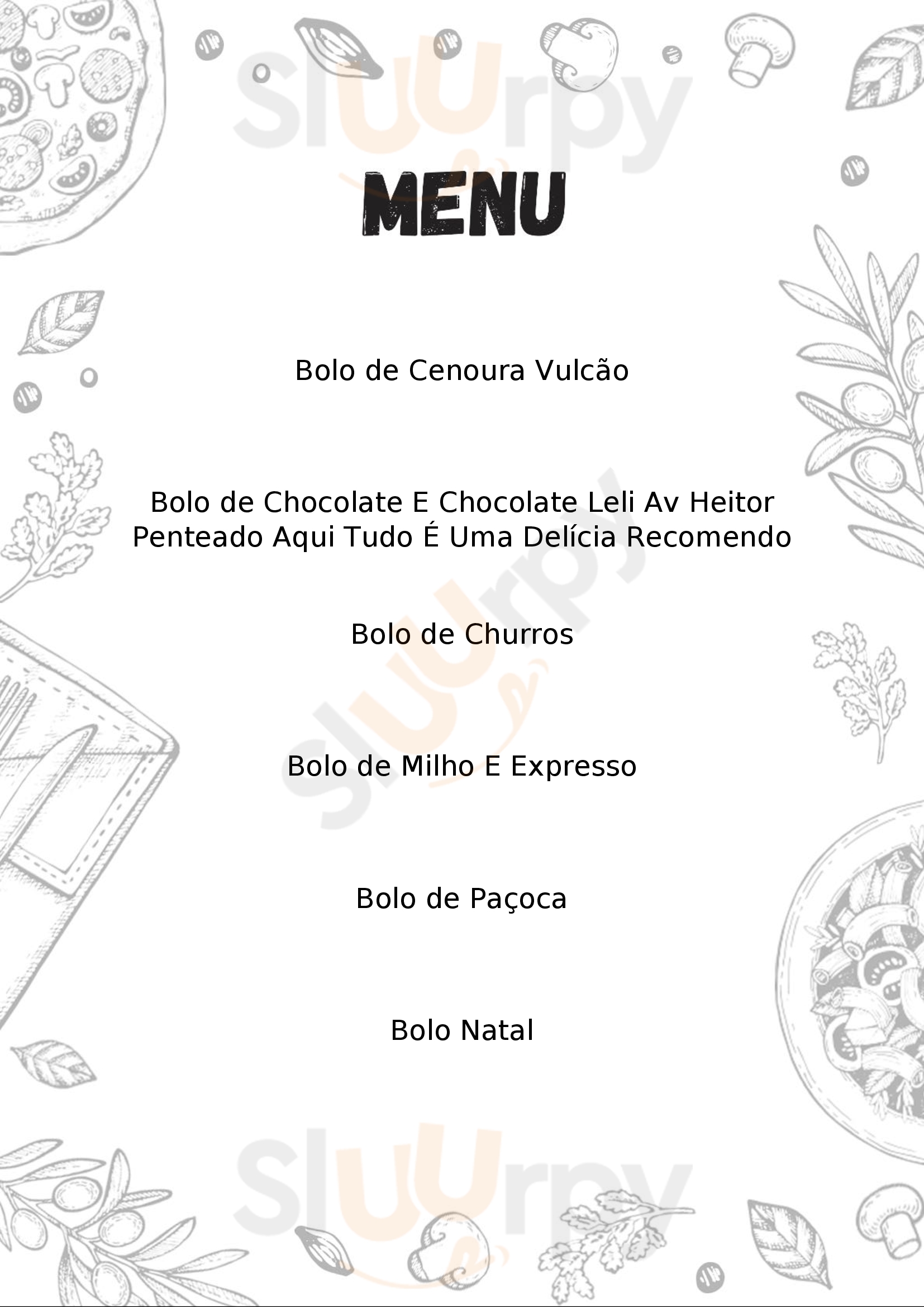 Casa Lelis Bolos E Delícios São Paulo Menu - 1