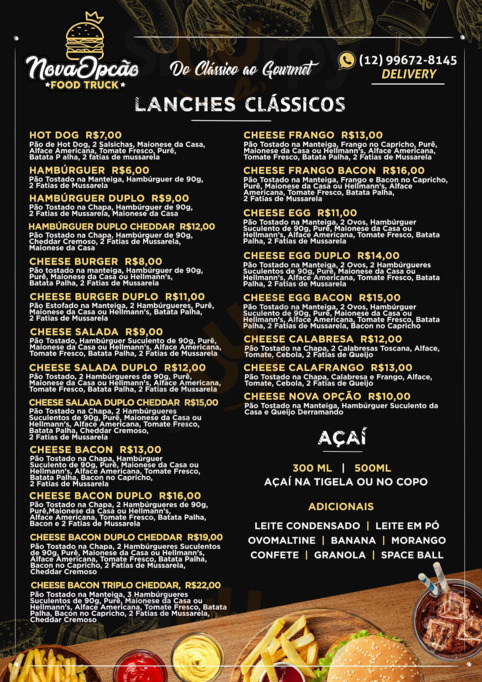 Bar E Lanchonete Nova Opcao