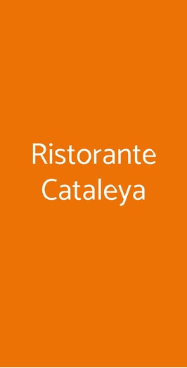 Ristorante Cataleya, Torino
