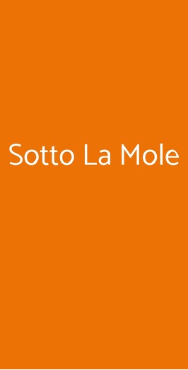 Sotto La Mole, Torino