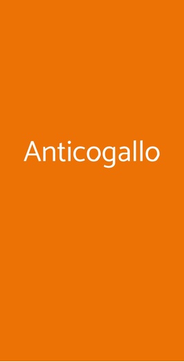 Osteria Anticogallo, Arona