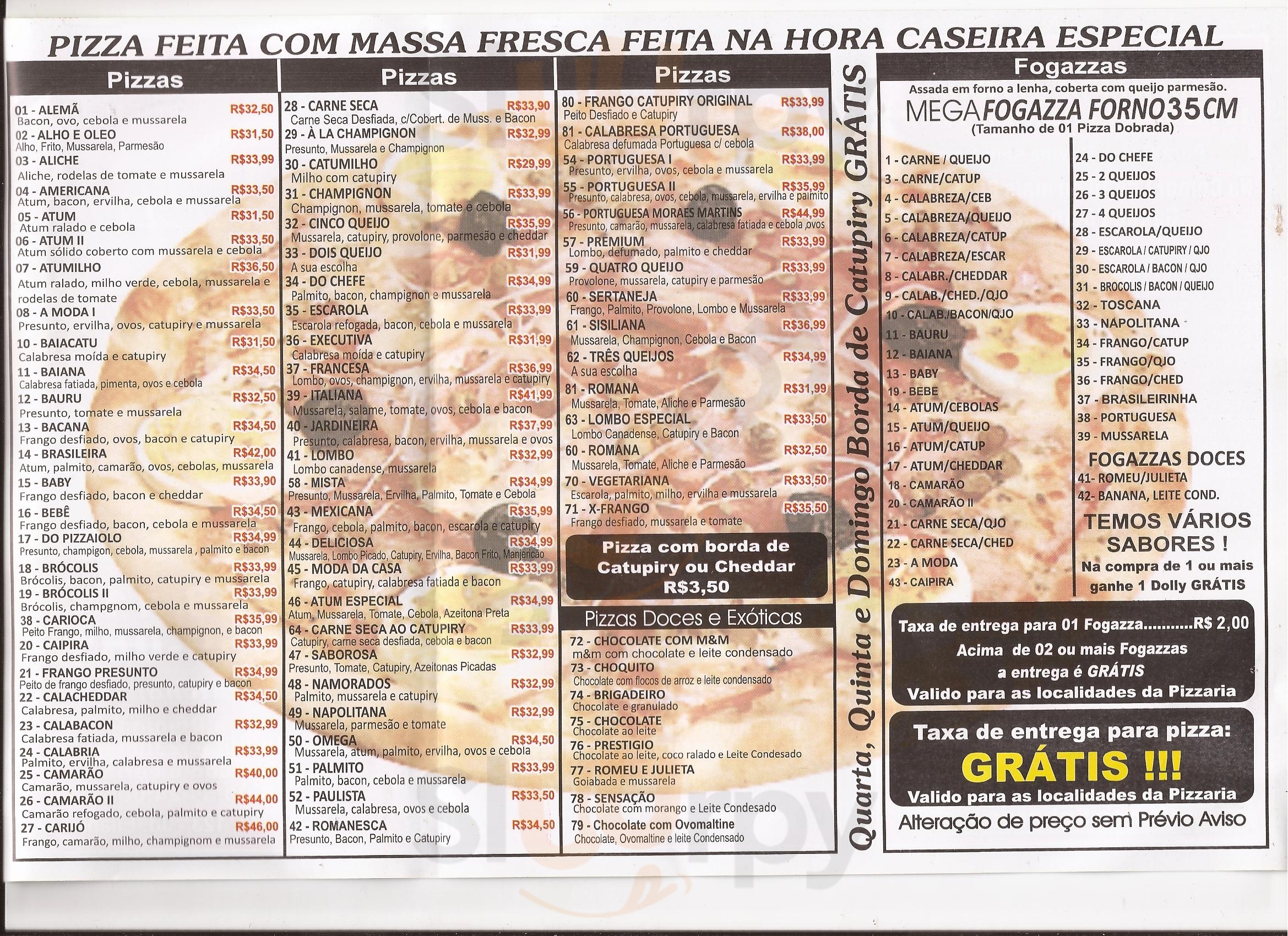 Pizzaria E Esfiraria Piatto Doro São Paulo Menu - 1