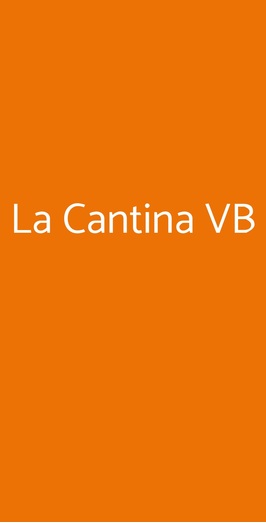 La Cantina Vb