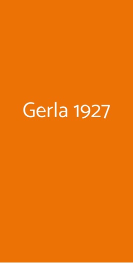 Gerla 1927, Torino