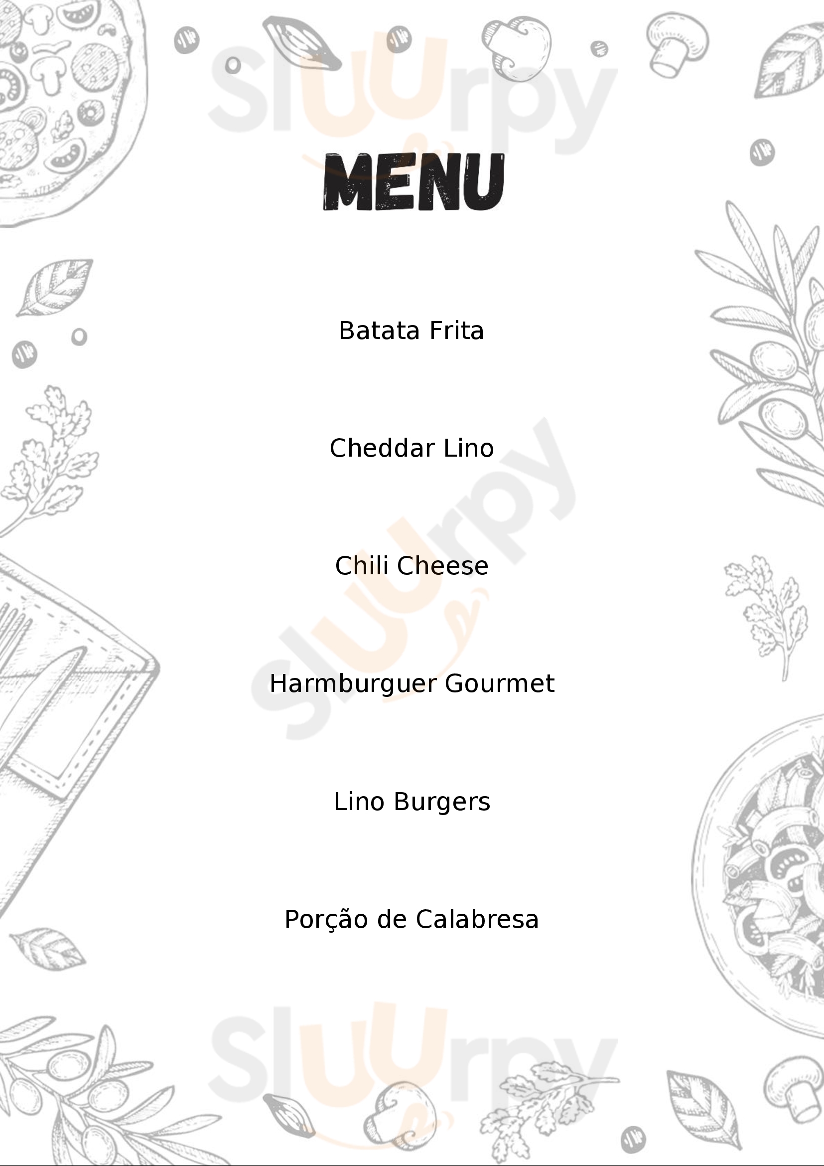 Lina's Burger's São Paulo Menu - 1