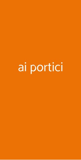 Ai Portici, Biassono