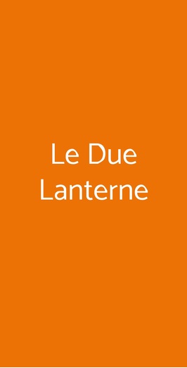 Le Due Lanterne, Nizza Monferrato