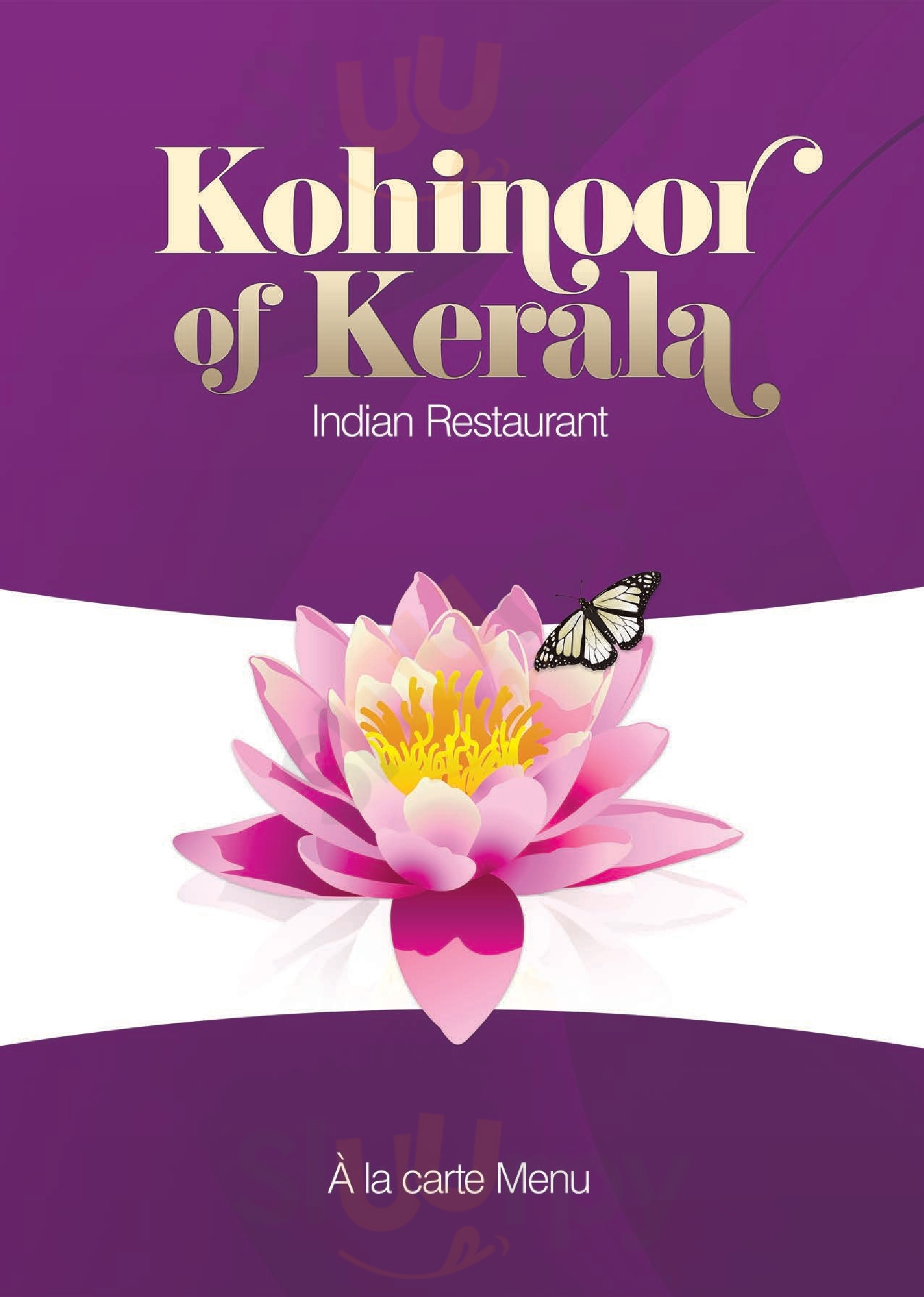 Kohinoor Of Kerala Southampton Menu - 1