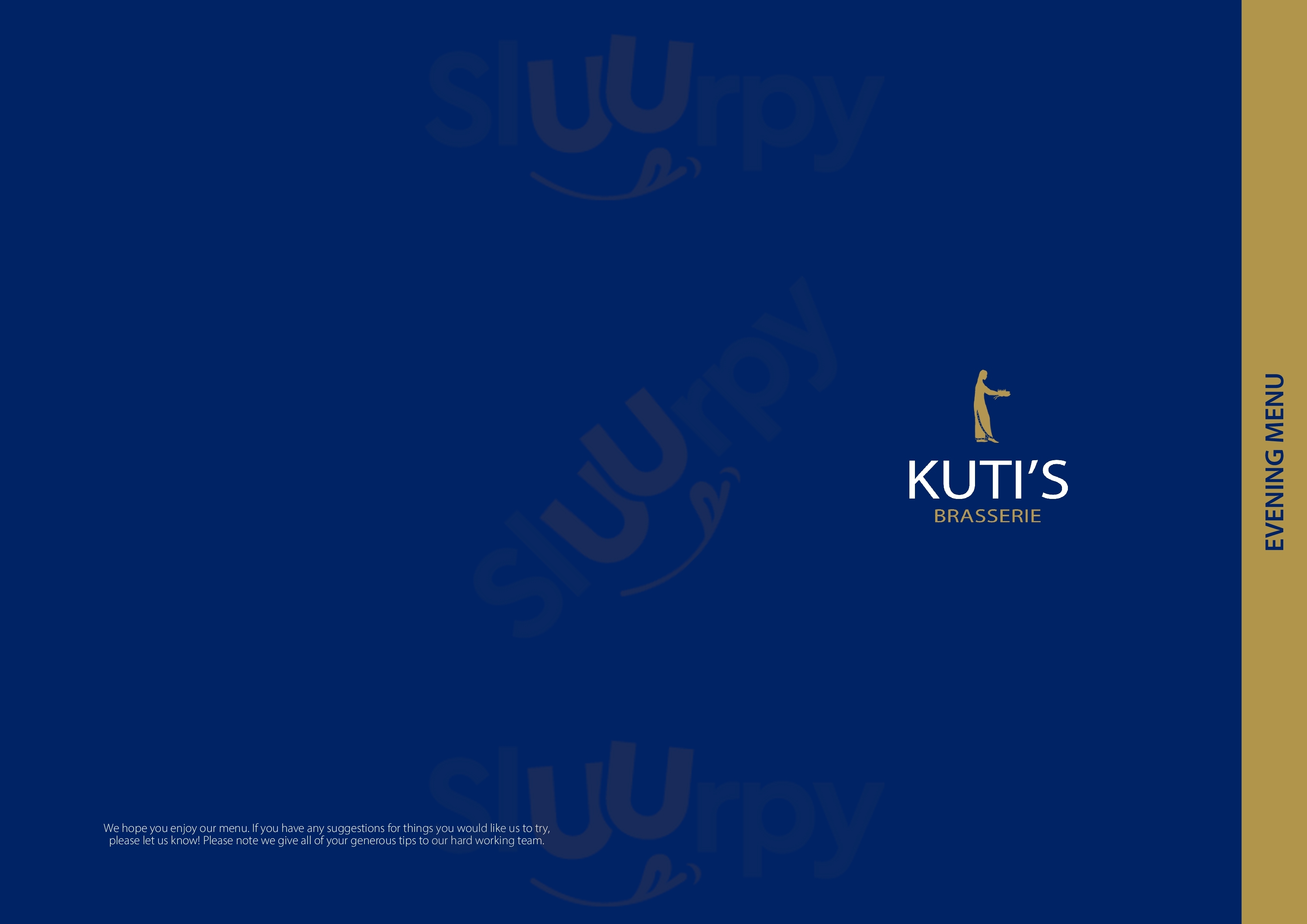 Kuti's Brasserie Southampton Menu - 1
