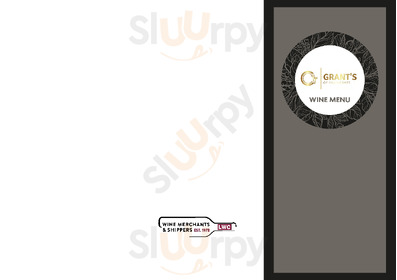 Grants Of Castlegate, Restaurant menu