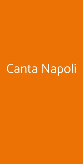 Canta Napoli, Napoli