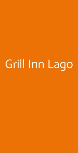 Grill Inn Lago, Castelletto sopra Ticino