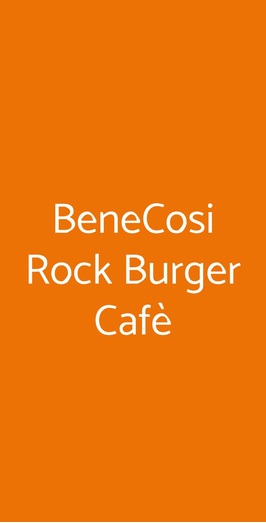 Rock Burger, Torino