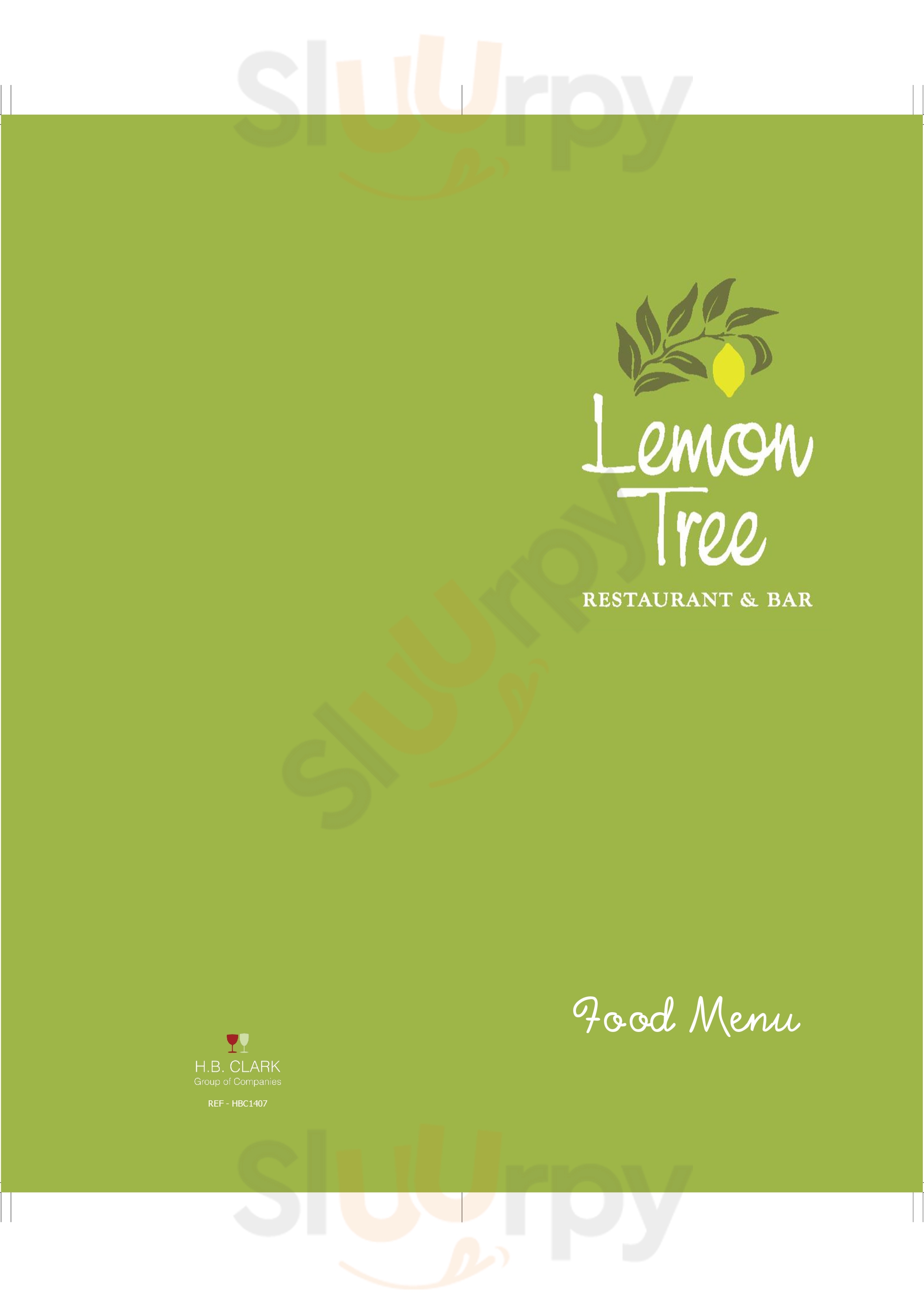 Lemon Tree Barnsley Menu - 1