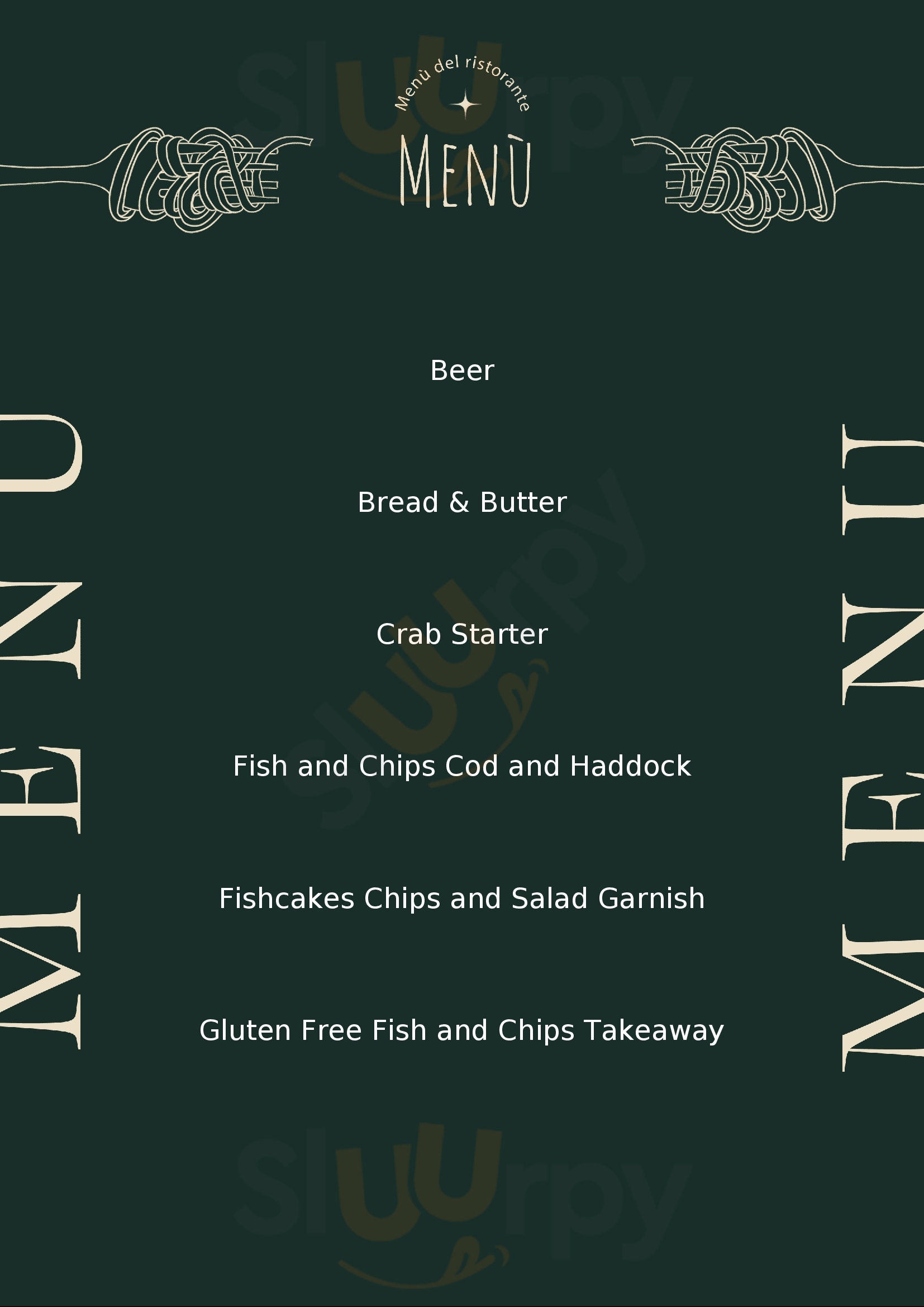 Trenchers Whitby Menu - 1