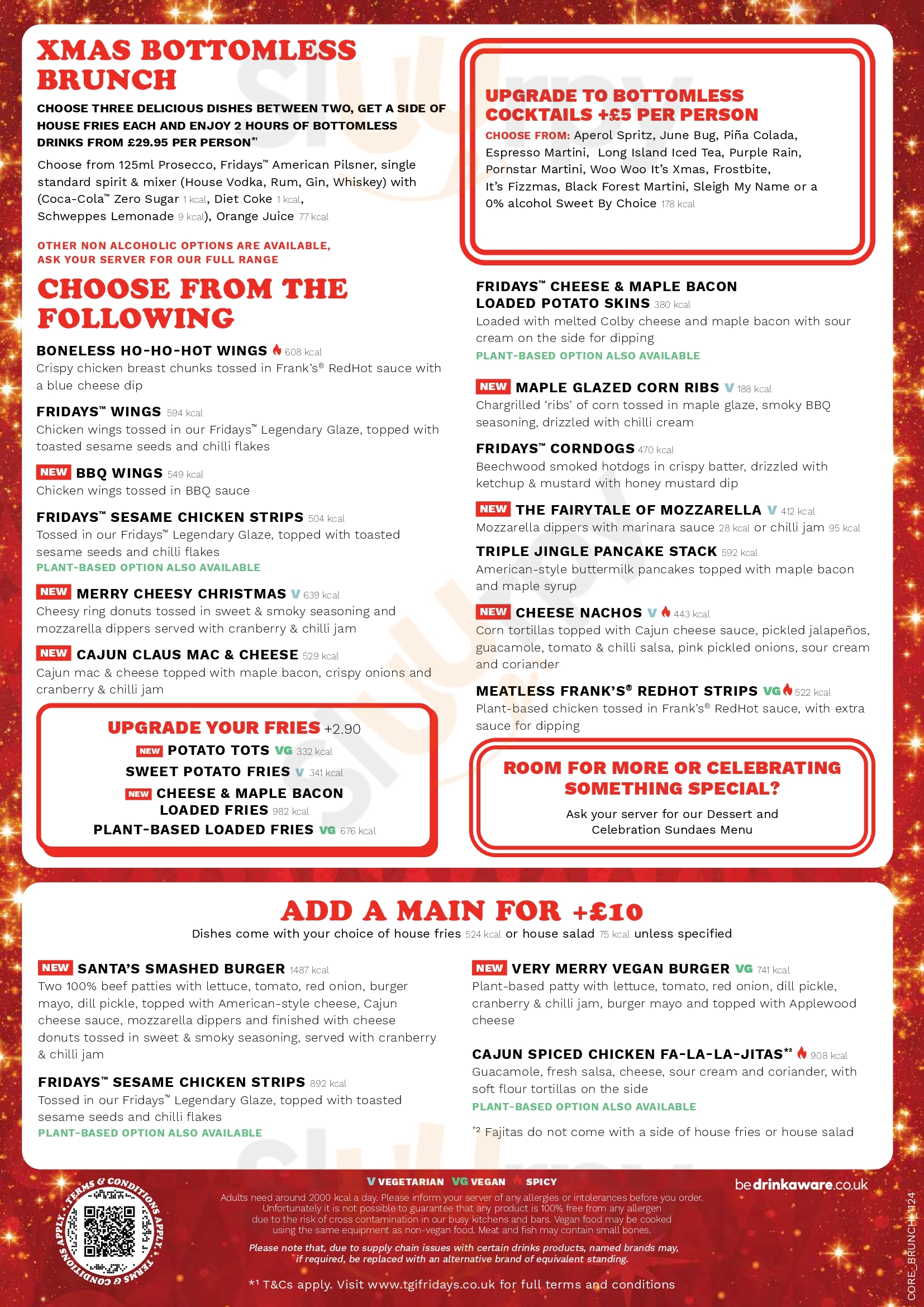 Tgi Fridays - Southampton West Quay Southampton Menu - 1