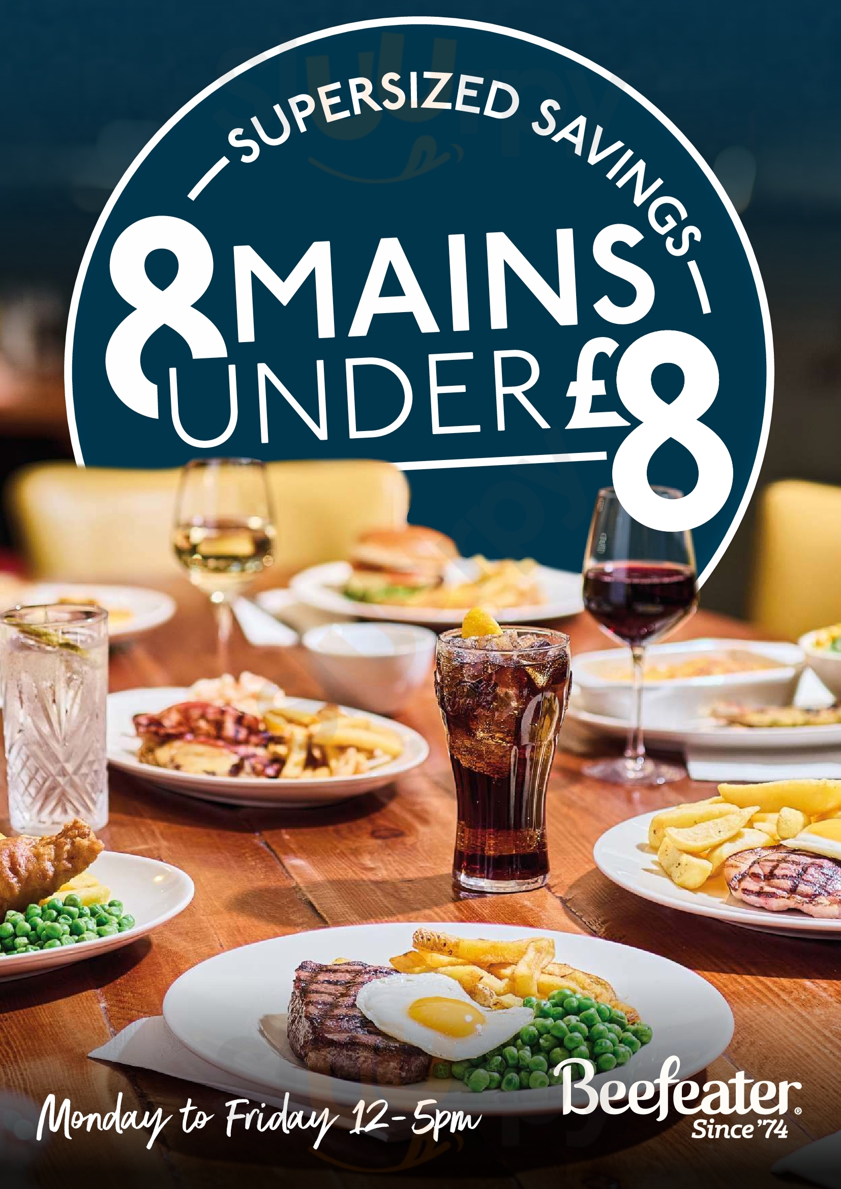 Stag And Rainbow Beefeater Liverpool Menu - 1