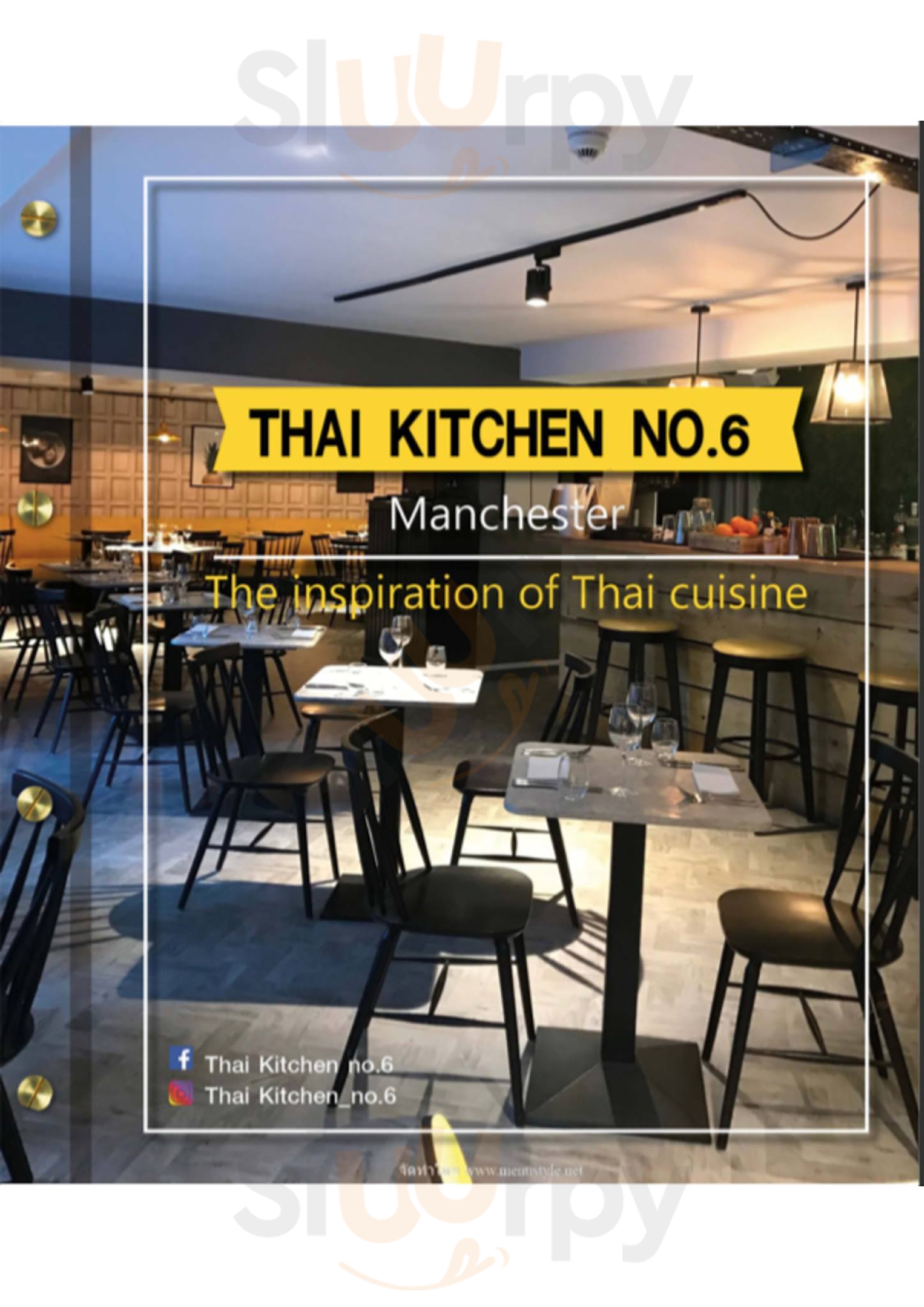 Thai Kitchen No.6 Manchester Menu - 1