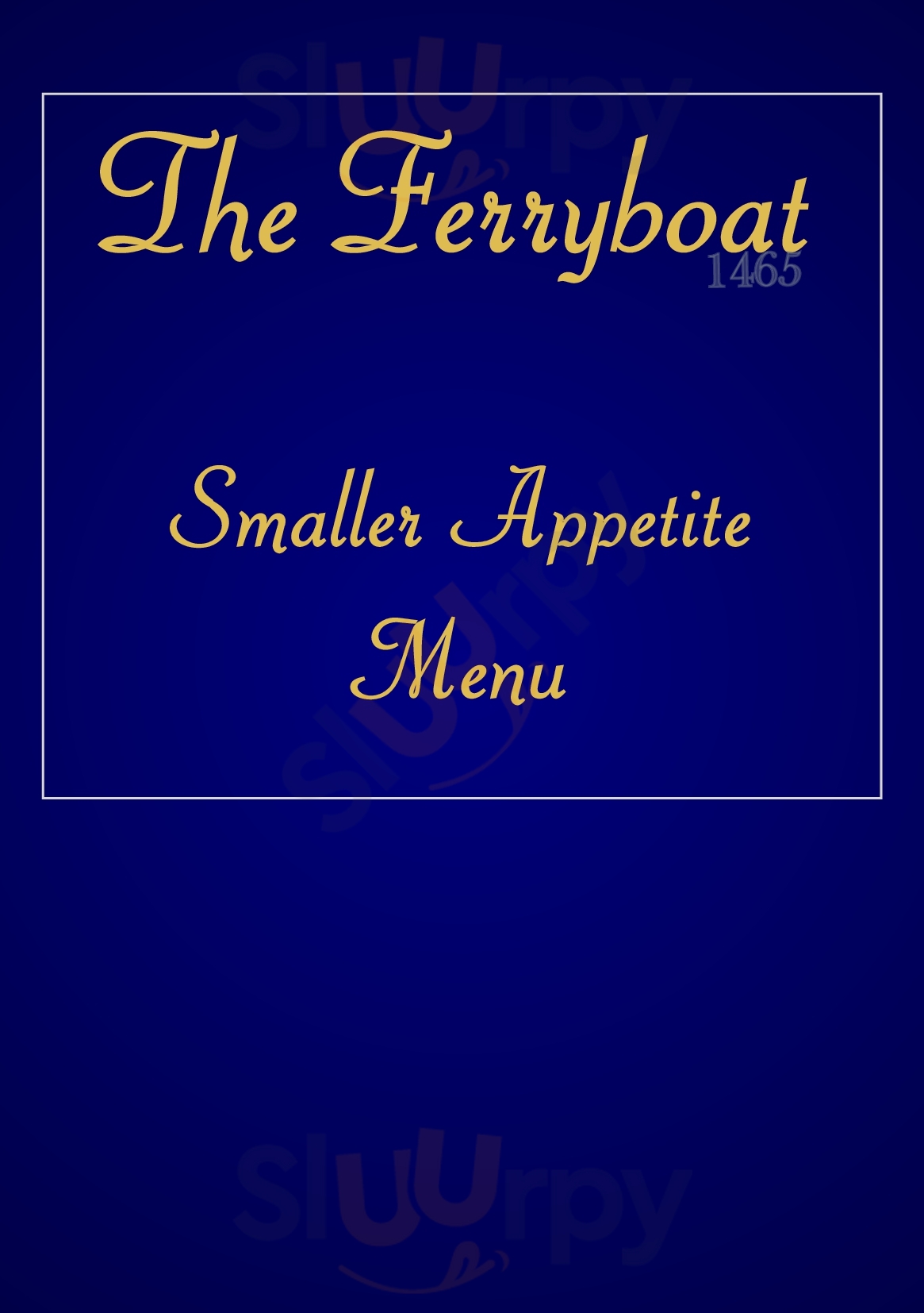 Main Menu - The Ferry Boat Inn