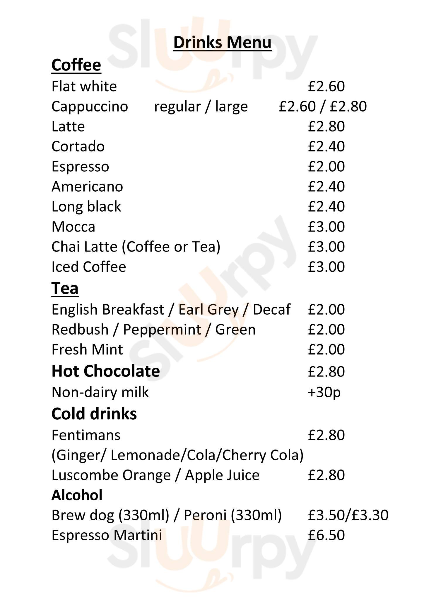 Leicester Coffee House Company Leicester Menu - 1