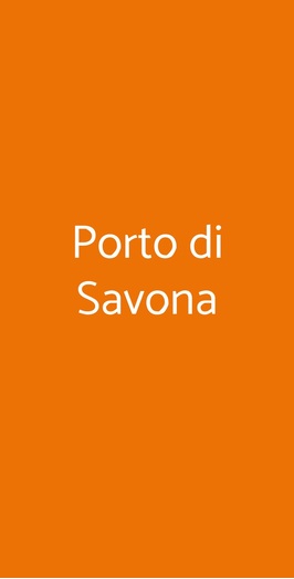 Porto Di Savona, Torino