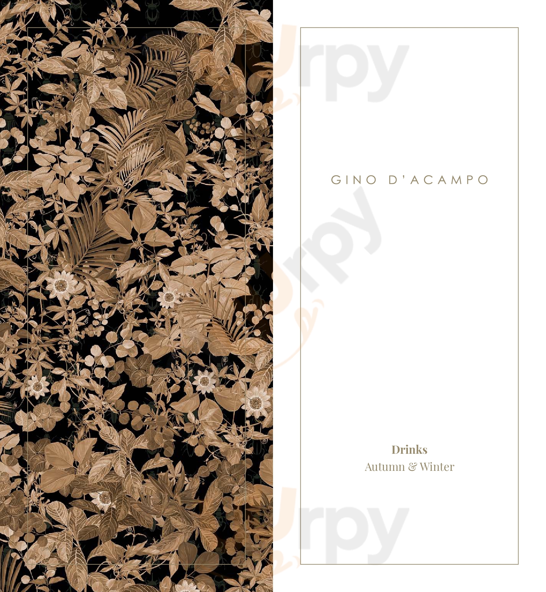 Main Menu - Gino D'acampo My Pizza And Prosecco Bar